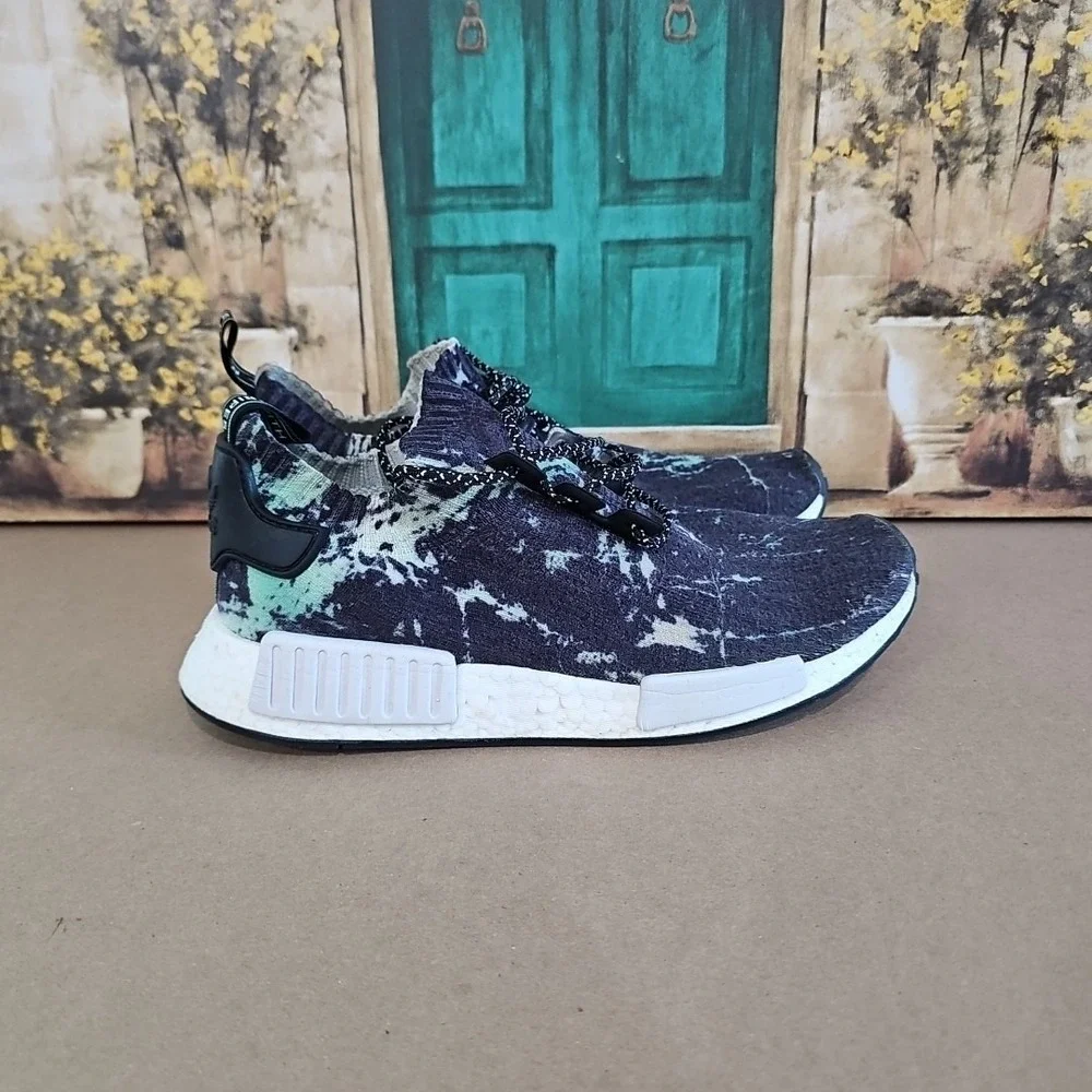 BB7996 Adidas NMD R1 Primeknit Marble Aero Men's Size 8 Sneakers